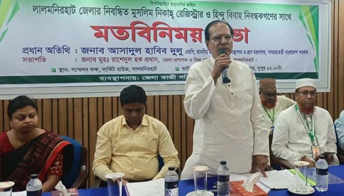 বাল্যবিবাহ করালে শুধু মামলা নয় বরং  লাইসেন্স বাতিল : ত্রাণমন্ত্রী